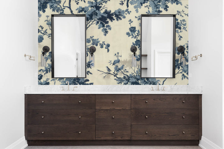 Blue Floral Elegance