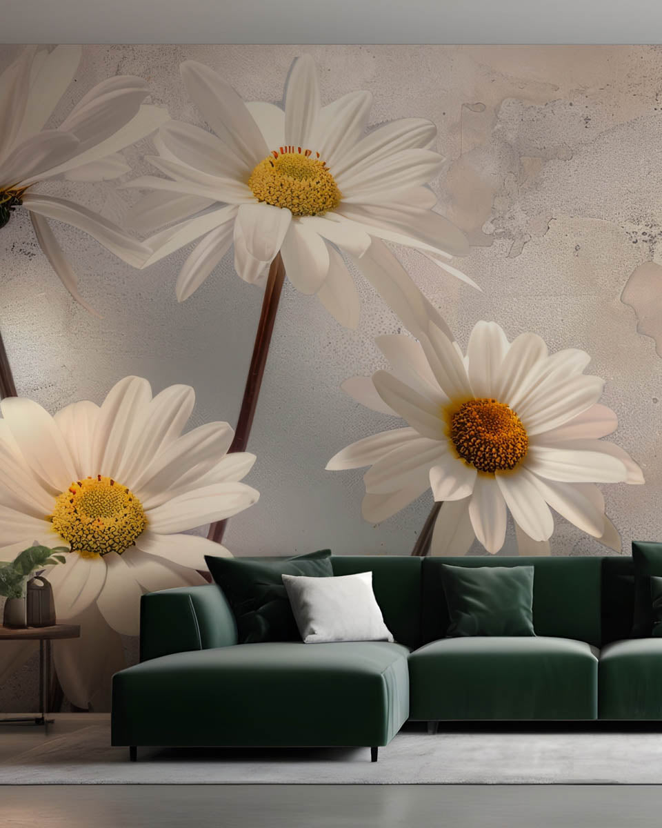 Gentle Daisy Abstract