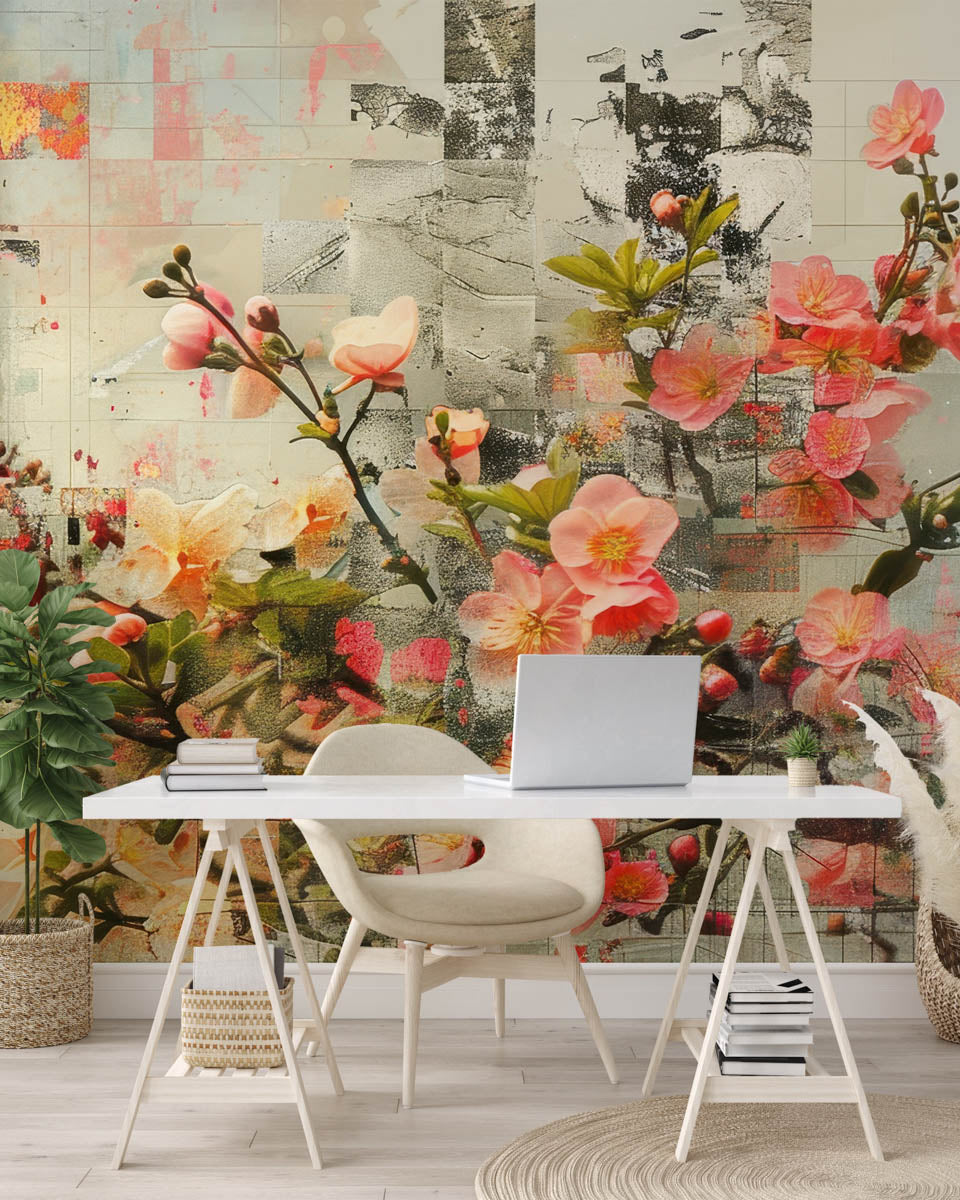 Floral Abstract Serenity