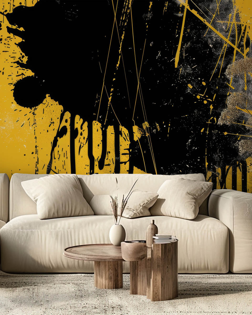 Abstract Splashes of Contrast