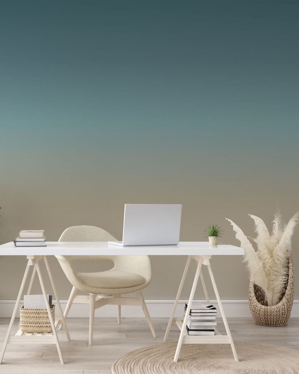 Sunset Glow Ombre Wall Mural