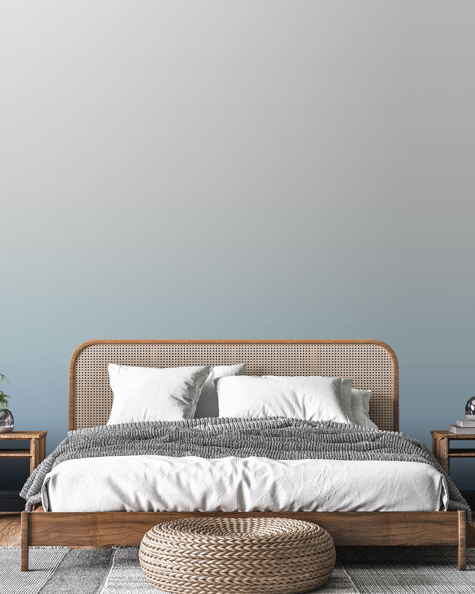 Tranquil Aqua Ombre Wall Mural