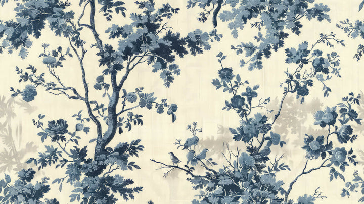 Blue Floral Elegance