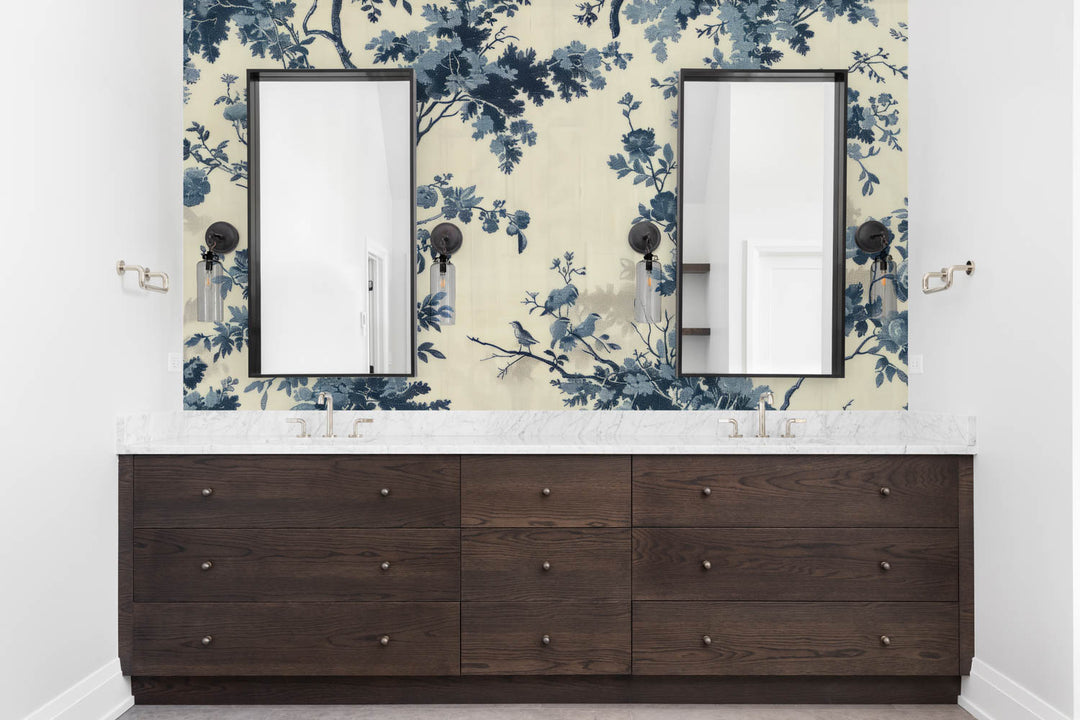 Blue Floral Elegance