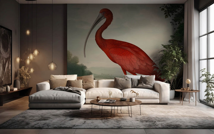 Scarlet Plume Ibis