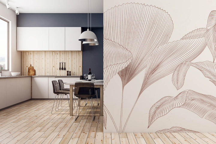 Delicate Terracotta Flourish