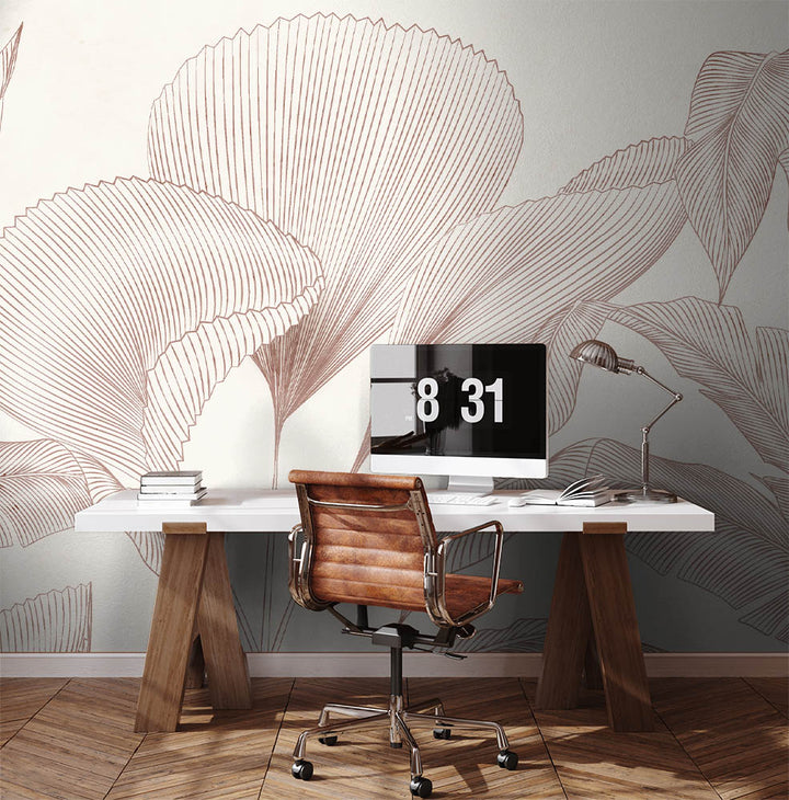 Delicate Terracotta Flourish