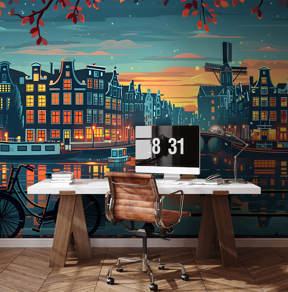 Amsterdam Sunset Glow