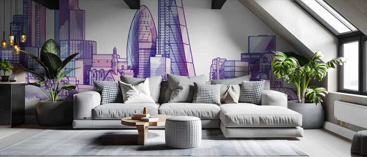 London Skyline Watercolour