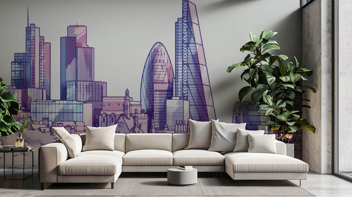London Skyline Watercolour