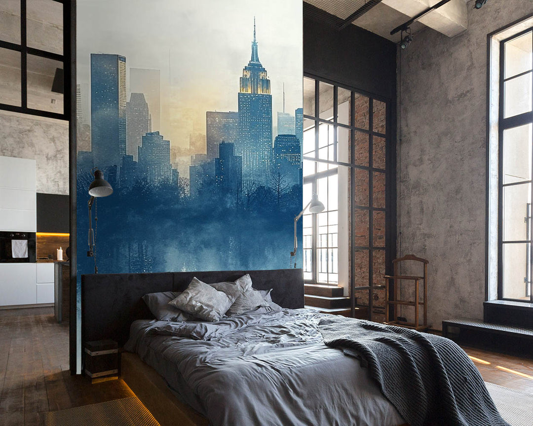 Ethereal Cityscape Silhouette