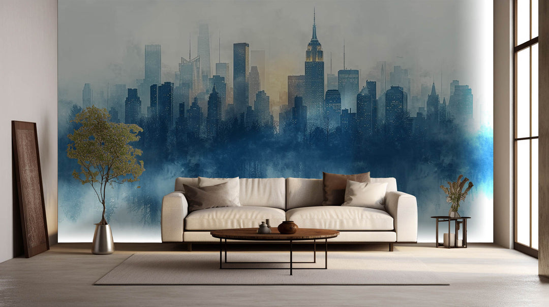 Ethereal Cityscape Silhouette