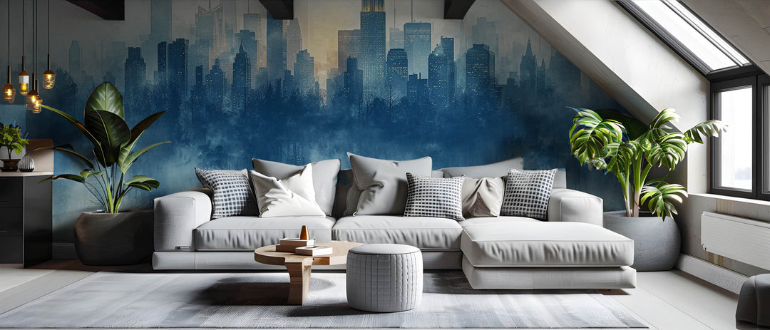 Ethereal Cityscape Silhouette