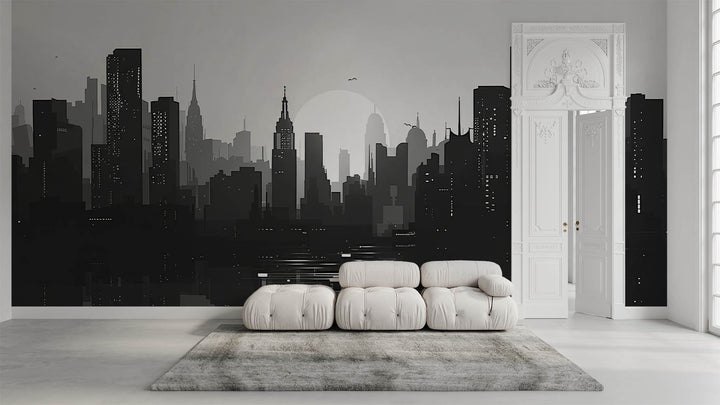 Monochrome City Silhouette