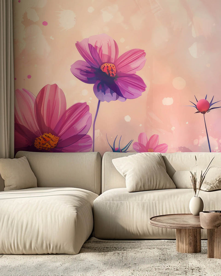 Floral Bliss Sunset Symphony