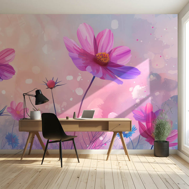 Floral Bliss Sunset Symphony
