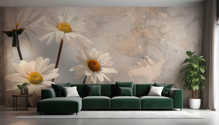 Gentle Daisy Abstract