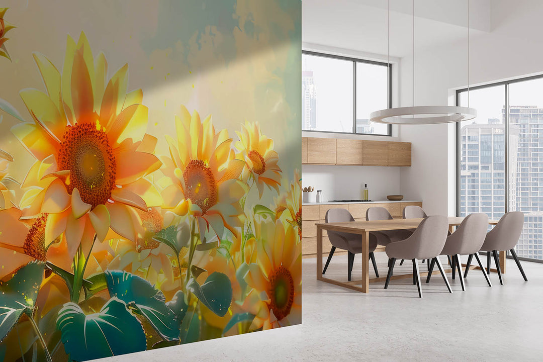 Golden Sunflower Field