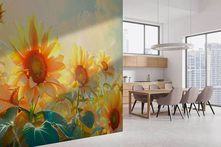 Golden Sunflower Field