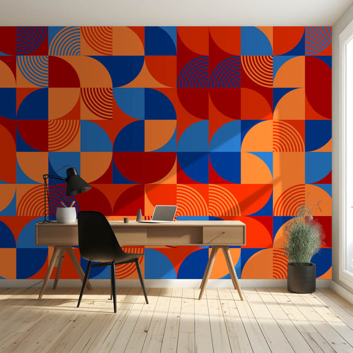 Vibrant Vincent Retro Geometric