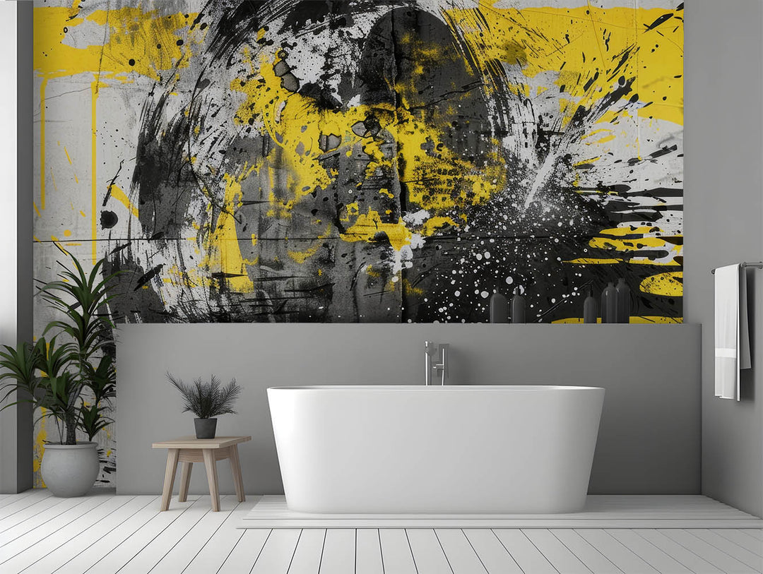 Visceral Contrasts in Yellow and Black