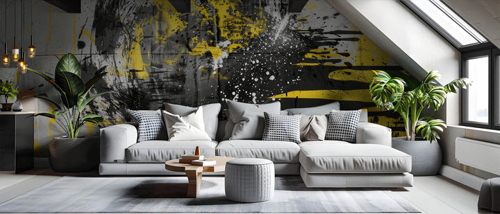 Visceral Contrasts in Yellow and Black