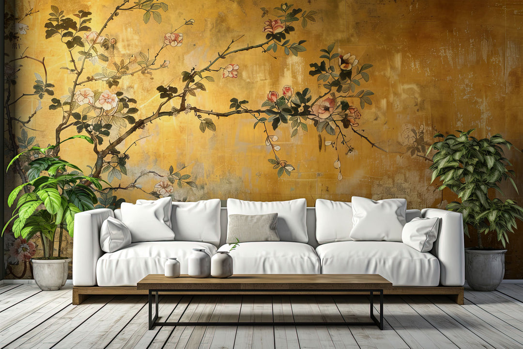 Golden Blossom Elegance