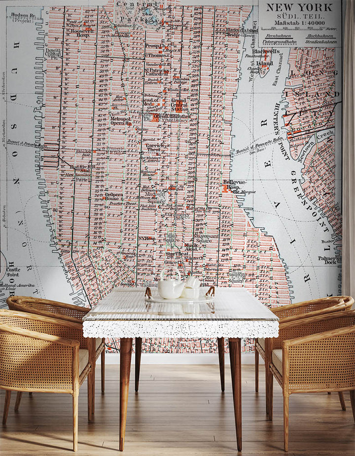 Historic Blueprint of New York