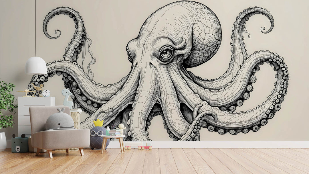Detailed Octopus Illustration