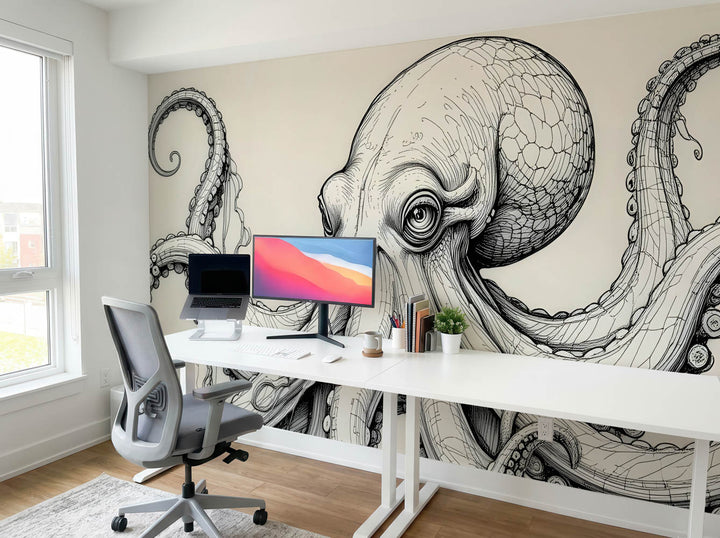 Detailed Octopus Illustration