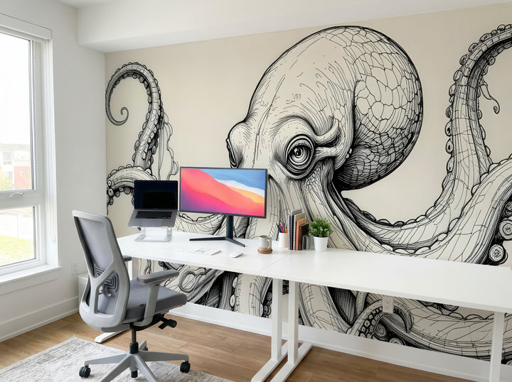 Detailed Octopus Illustration