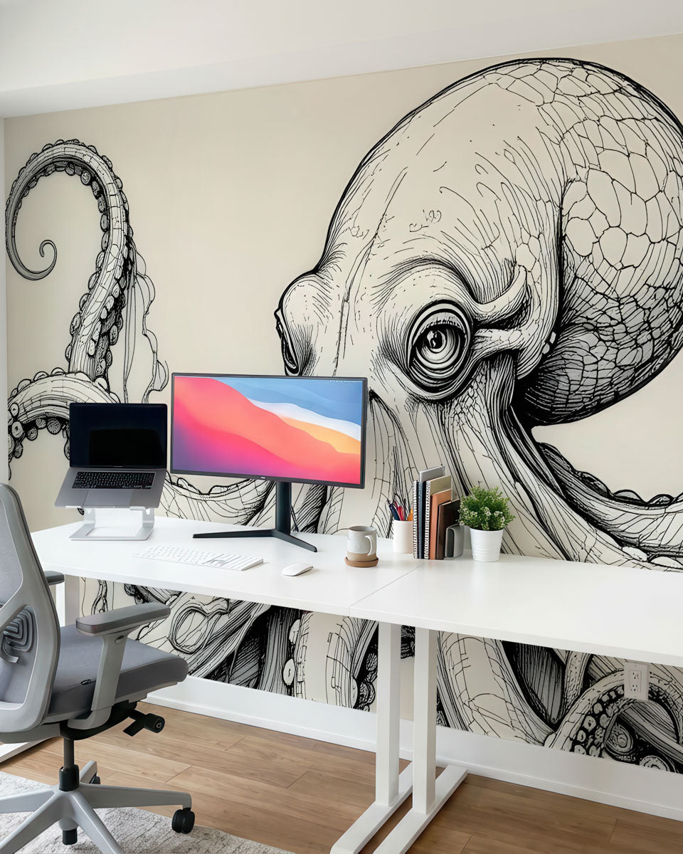 Detailed Octopus Illustration
