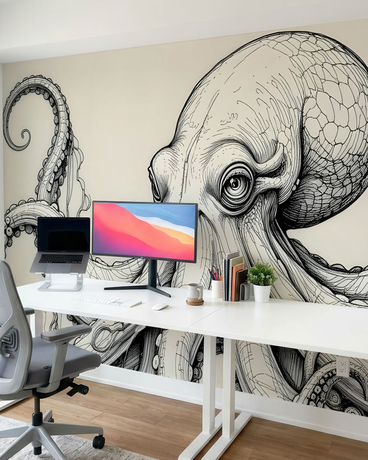 Detailed Octopus Illustration