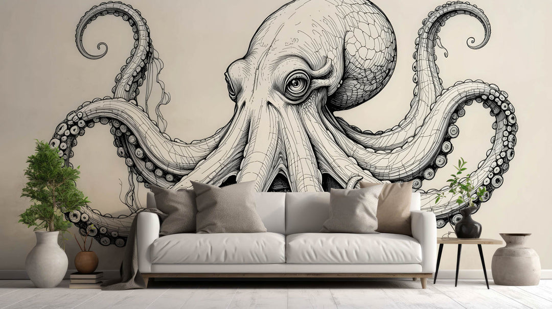 Detailed Octopus Illustration