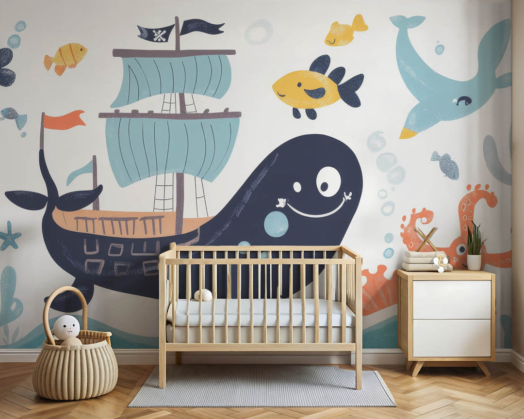 Playful Pirate Whale Adventure