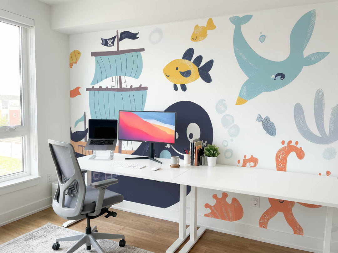 Playful Pirate Whale Adventure