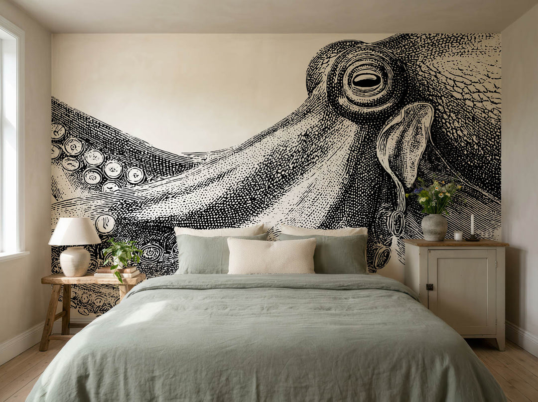 Vintage Octopus Engraving