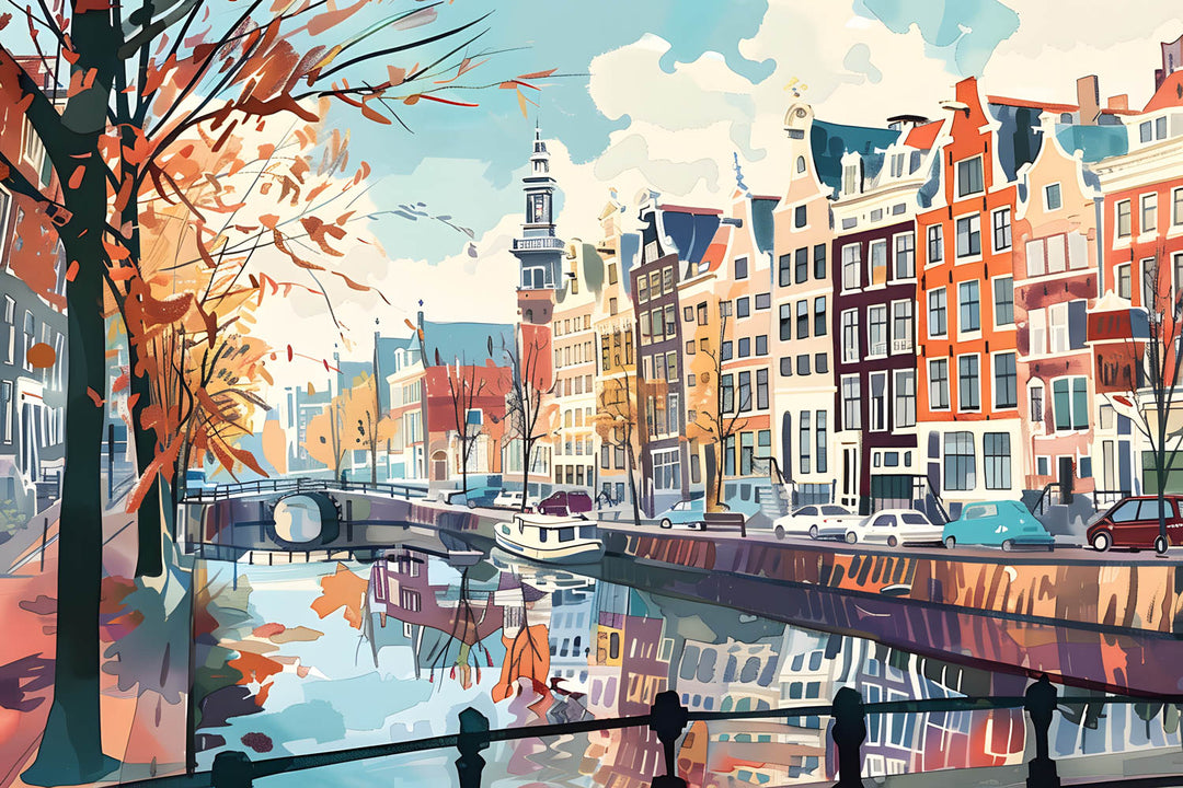 Autumn Amsterdam Reflections