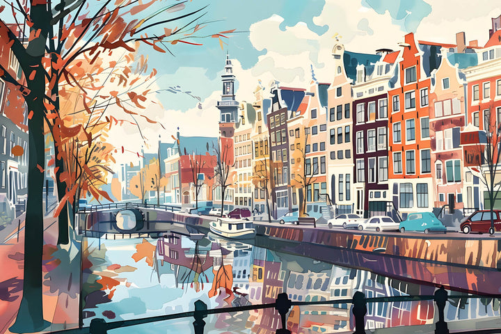 Autumn Amsterdam Reflections