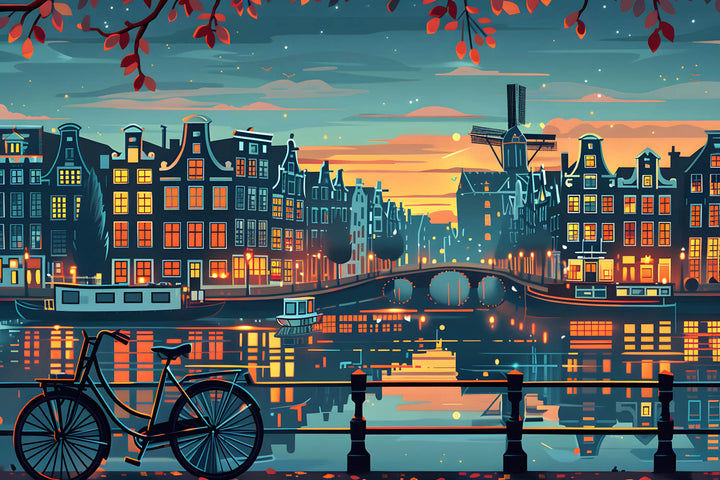Amsterdam Sunset Glow