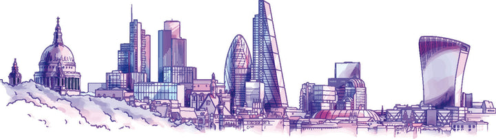 London Skyline Watercolour