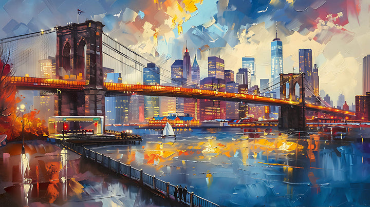 Brooklyn Bridge Cityscape