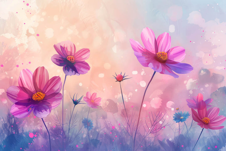 Floral Bliss Sunset Symphony