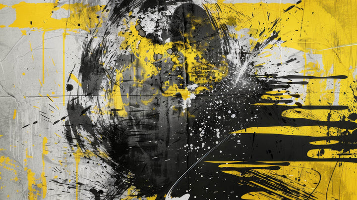 Visceral Contrasts in Yellow and Black
