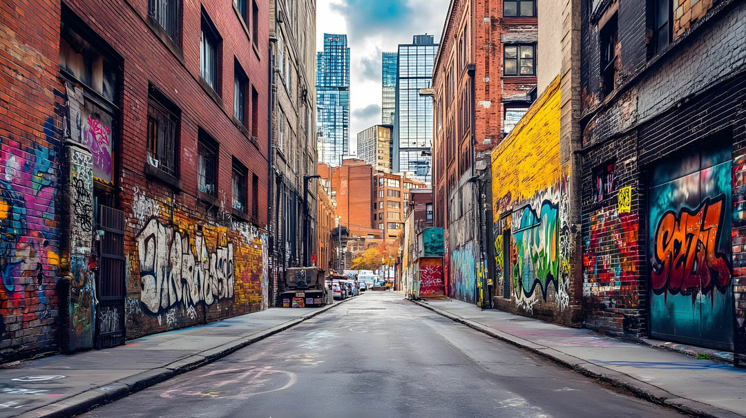 Urban Graffiti Alleyway