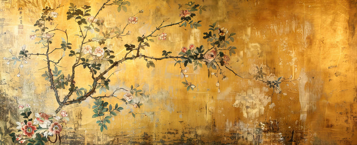 Golden Blossom Elegance
